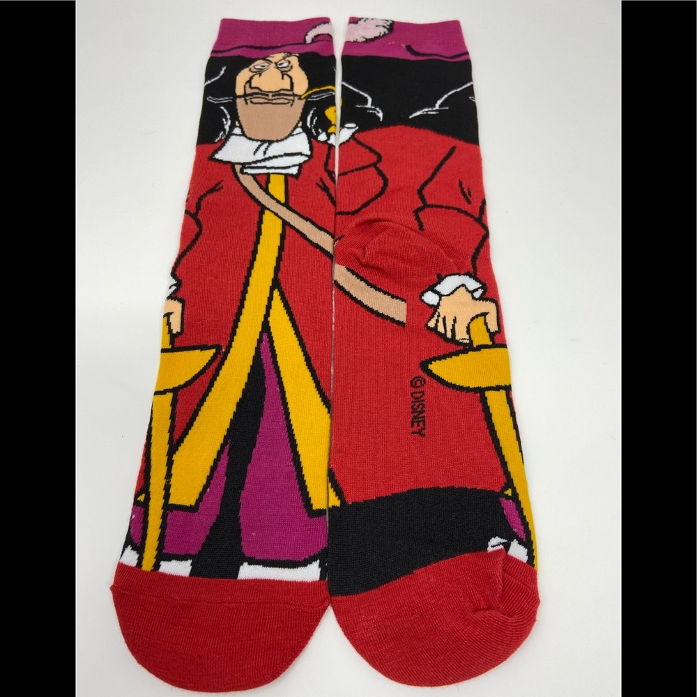 New Captain Hook Peter Pan Crew Socks